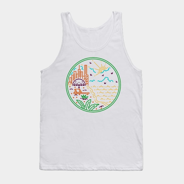 Beach Tank Top by polkamdesign